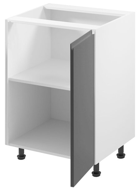 Kuchyňská linka ASPEN gr | 300x230 cm | zásuvky METALBOX | SOKL v CENĚ | šedá lesk