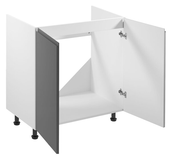 Kuchyňská linka ASPEN gr | 300x230 cm | zásuvky METALBOX | SOKL v CENĚ | šedá lesk