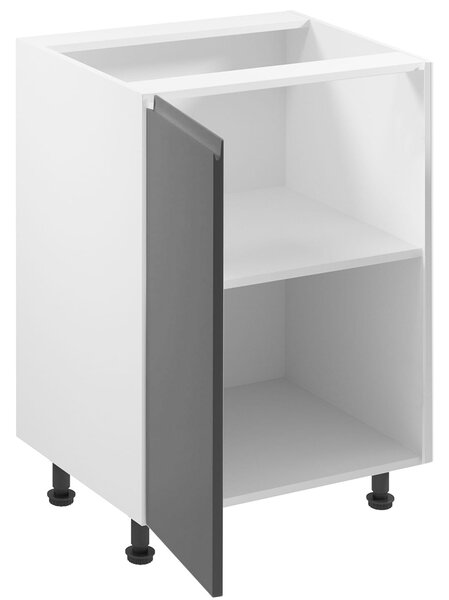 Kuchyňská linka ASPEN gr | 300x230 cm | zásuvky METALBOX | SOKL v CENĚ | šedá lesk