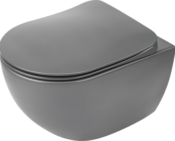 Designové závěsné umyvadlo Peonia Zero New Anthracite/Titanium