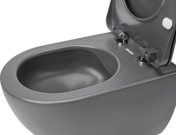 Designové závěsné umyvadlo Peonia Zero New Anthracite/Titanium