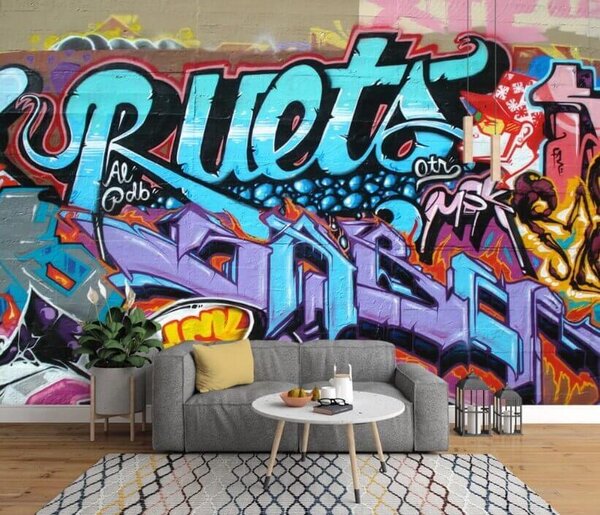 Fototapety Umělecká barva, barva a azur, Fototapety teen room, u11783 : uwalls.cz