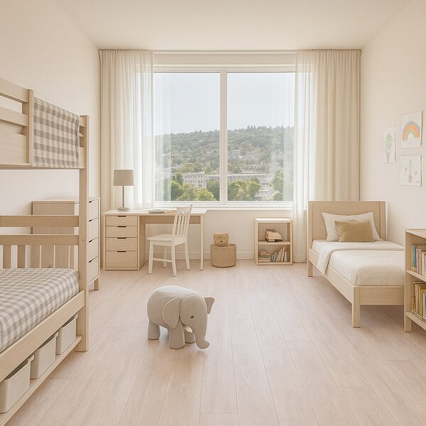 Beauflor, PVC podlaha - lino Texalino Supreme 7182 Pure Oak - dub, na míru, šíře 5m, hnědá, filc, chodba / předsíň
