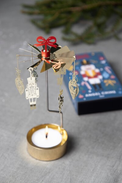 Rotující svícen Noël Gold