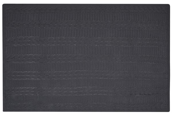 Deka FETHIYE Bavlna 140 x 170 cm Tmavě šedá