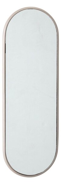 Bloomingville Oválné zrcadlo se světle šedým rámem V.45 cm