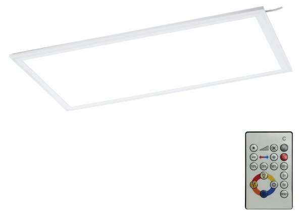 EGLO Podhledový LED panel SALOBRENA-RGBW, 21W, stmívatelný, denní bílá, RGB, dál. ovládání, 60x30cm 33108