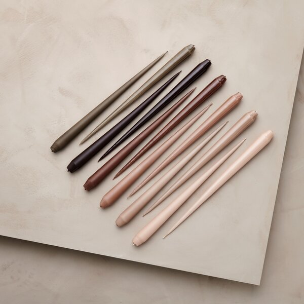 Svíčka Taper 32 cm – 18 Nougat Note – set 2 ks