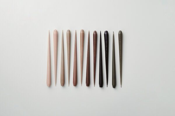 Svíčka Taper 32 cm – 18 Nougat Note – set 2 ks
