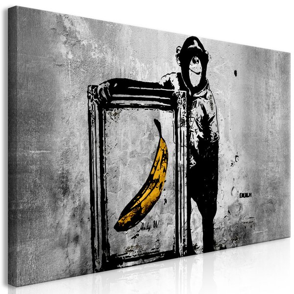 Obraz XXL Banksy: Opice s rámem II [velký formát]