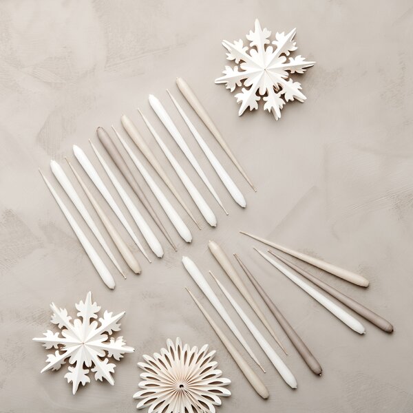 Svíčka Taper 32 cm – 11 Ice Latte – set 2 ks