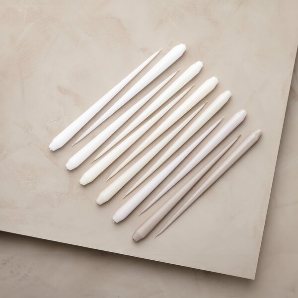 Svíčka Taper 32 cm – 21 White Ash – set 2 ks