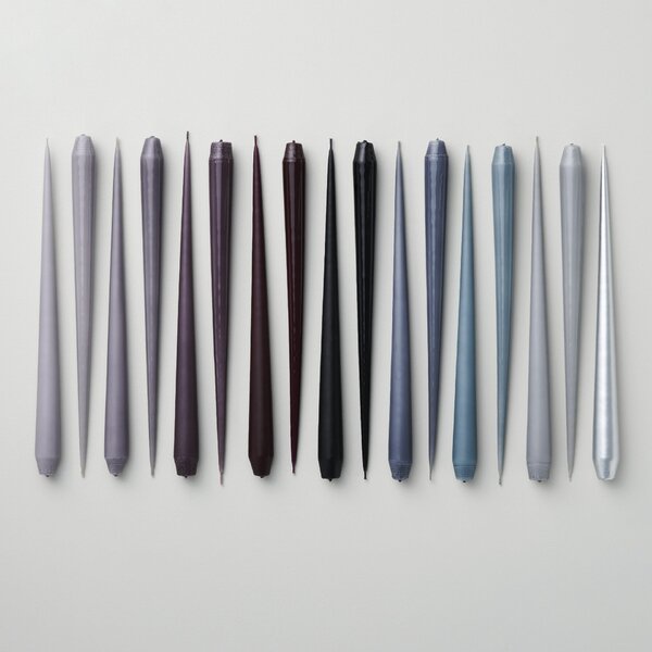 Svíčka Taper 32 cm – 09 Oyster Pearl – set 2 ks
