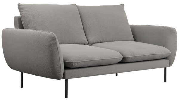 -25 % Dny MOMENTI– Cosmopolitan Design Šedá bouclé dvoumístná pohovka Vienna 160 cm