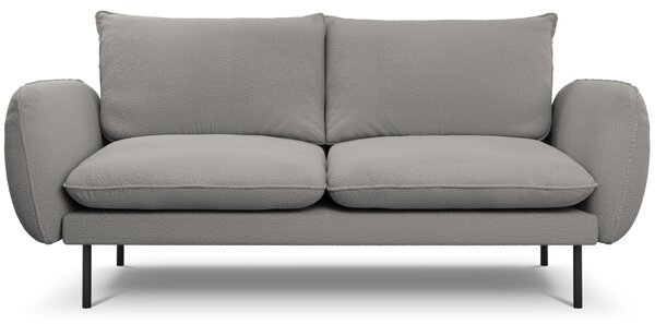-25 % Dny MOMENTI– Cosmopolitan Design Šedá bouclé dvoumístná pohovka Vienna 160 cm