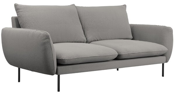-25 % Dny MOMENTI– Cosmopolitan Design Šedá bouclé trojmístná pohovka Vienna 200 cm