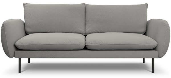 -25 % Dny MOMENTI– Cosmopolitan Design Šedá bouclé trojmístná pohovka Vienna 200 cm