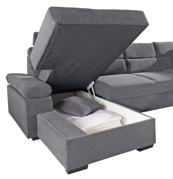 SEDACÍ SOUPRAVA, textil, antracitová Cantus - Sedací soupravy