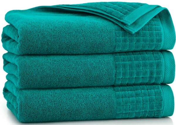 Egyptská bavlna ručníky a osuška Saveli - tmavě tyrkysová Velikost: ručník 50 x 100