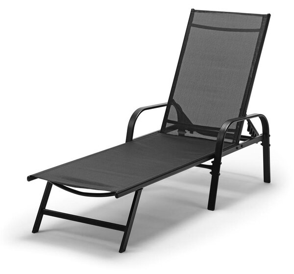 Polohovatelné relaxační lehátko Avenberg MARGARITA černá