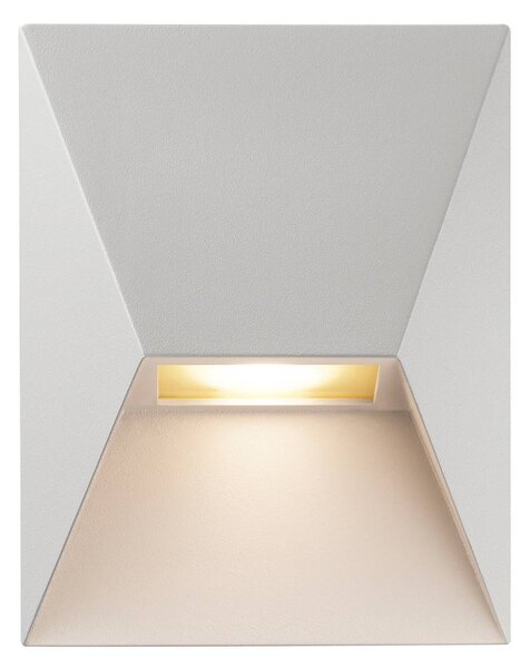 Venkovní nástěnné svítidlo Pontio 15, šířka 15 cm, bílé
