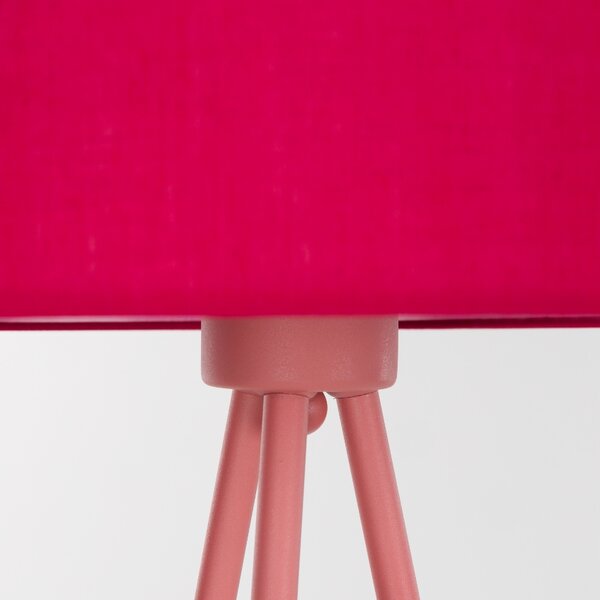 White Label Červená stojací lampa WLL SUSIE 146 cm