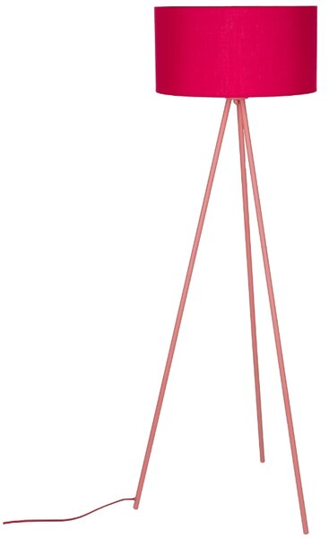 White Label Červená stojací lampa WLL SUSIE 146 cm