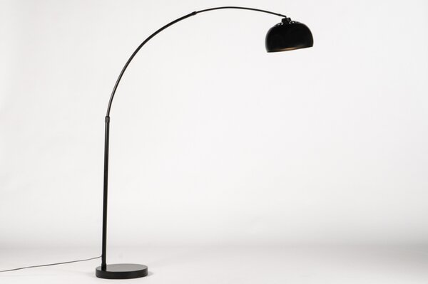 Stojací oblouková lampa Cannes Nero (LMD)