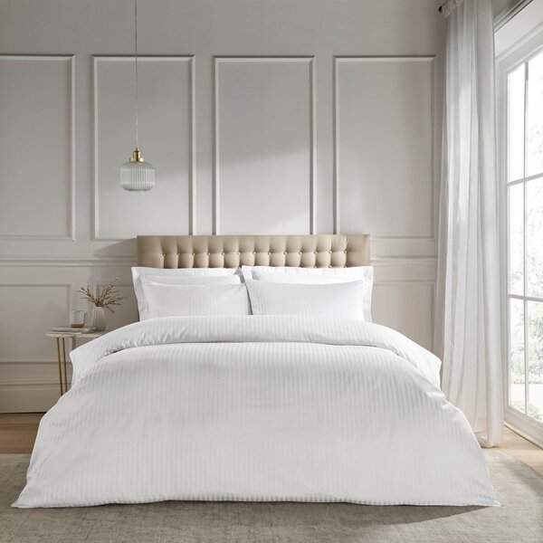 Damaškové povlaky na polštáře v sadě 2 ks 50x75 cm Satin Stripe – Catherine Lansfield