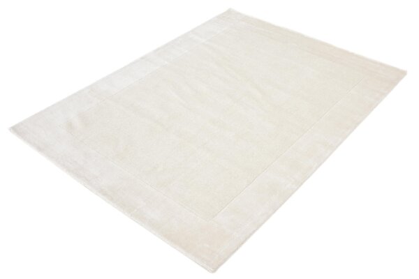 Makro Abra Moderní kusový koberec Aspen vlna viskóza krémový Rozměr: 140x200 cm
