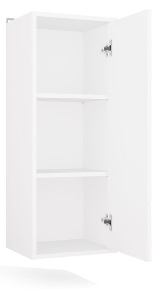 Závěsná koupelnová skříňka NINA W1D - bílá