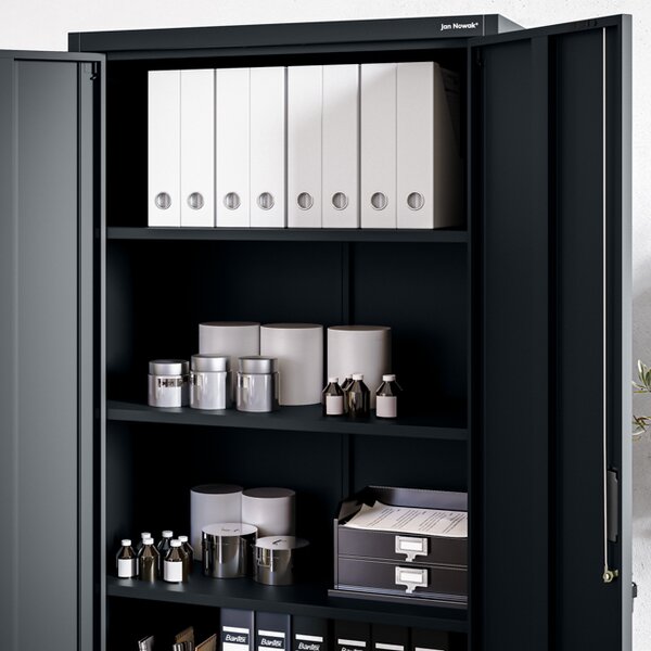 Kovová skříň JAN Compact 1750 x 800 x 400 mm, antracitová
