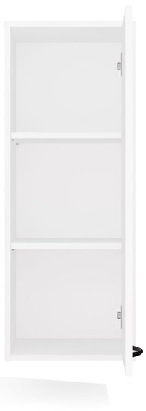 Závěsná koupelnová skříňka NINA W1D - bílá