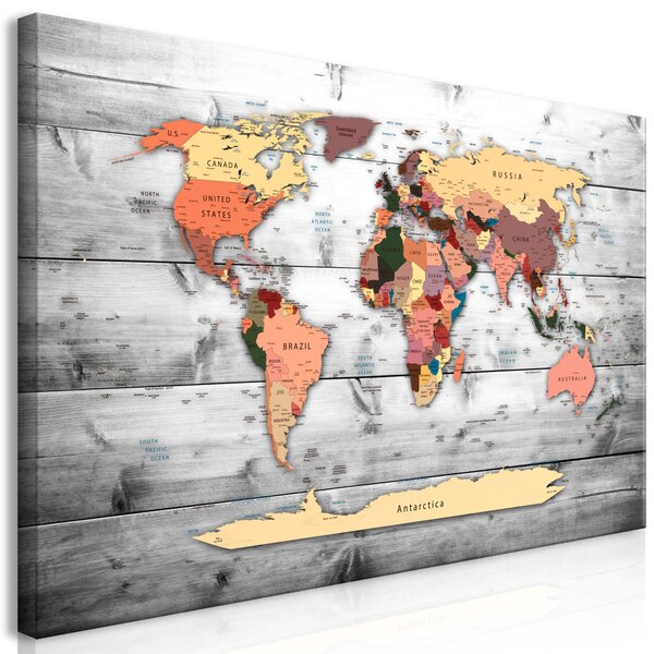Obraz XXL Mapa světa: Nové směry II