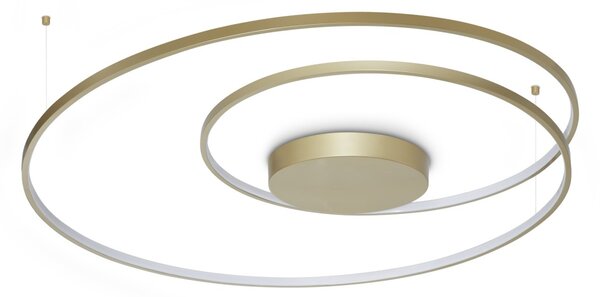 Ideal lux 365022 LED přisazené stropní svítidlo OZ | 75W integrovaný LED zdroj | 4010lm | 3000K | bronz