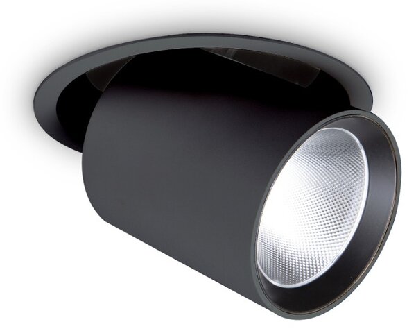 Ideal lux 370187 LED bodové stropní svítidlo NOVA | 20W integrovaný LED zdroj | 1800lm | 4000K | černá