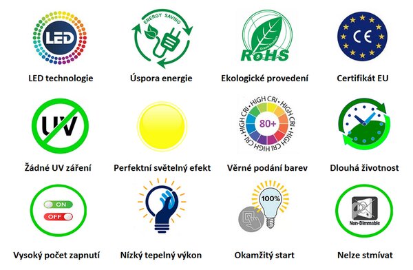 Diolamp LED žárovka matná STICK Tubular T43 15W/230V/E27/6000K/1550Lm/240°/IP65