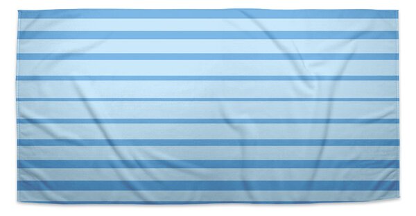 Ručník SABLIO - Světle modré pruhy 30x50 cm