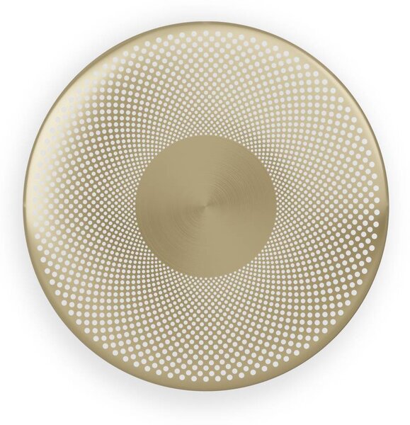 Northern LED nástěnné světlo Glint mosazná, ocel, Ø 25 cm, stmívatelný, Mosaz / zlato, Obývací pokoj / jídelna, Hliník, Design