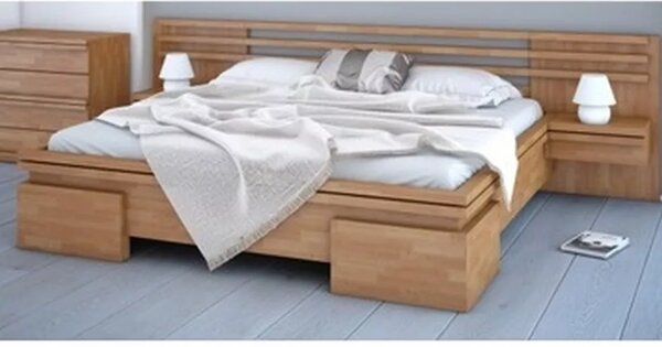 Dřevěná postel Azzo 200x160 Dub
