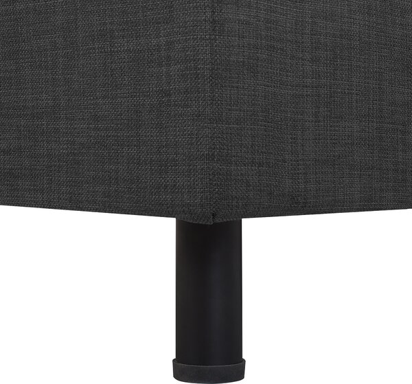 Polohovací postel Tkanina DUKE 80 x 200 cm Tmavě šedá