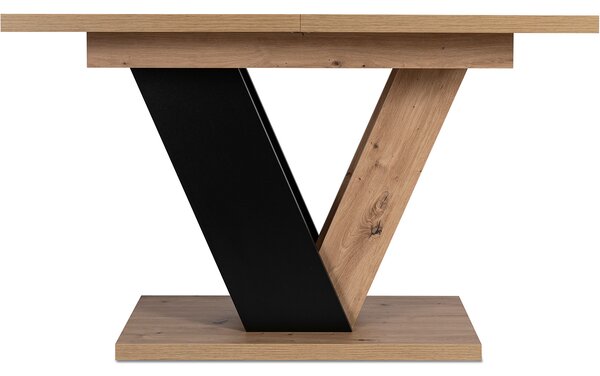 JAKS Jídelní stůl Clark 120 cm dub artisan hnedý