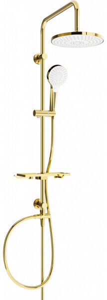 Mexen T05 sprchový sloup, zlatý/bílý - 798050593-50