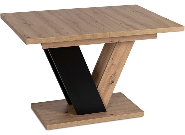 JAKS Jídelní stůl Clark 120 cm dub artisan hnedý