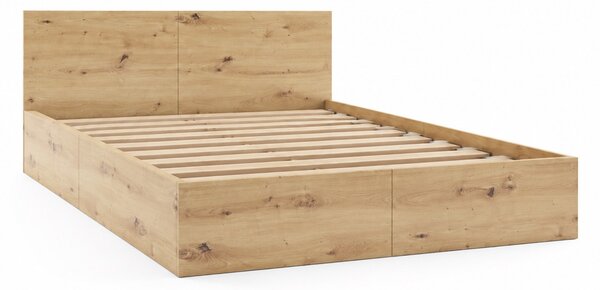 Postel PAX bez matrace 120x200 cm Dub artisan