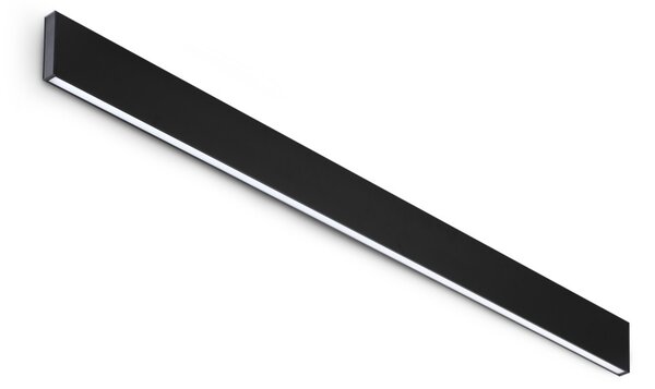 Ideal lux 367576 LED přisazené stropní svítidlo STEEL | 29W integrovaný LED zdroj | 2310lm | 3000K | černá