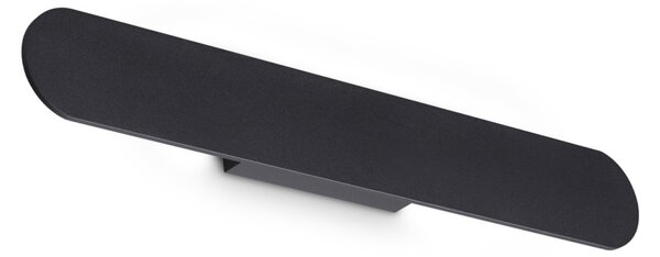 Ideal lux 369495 LED nástěnné svítidlo ZIG ZAG | 23W integrovaný LED zdroj | 2130lm | 3000K | černá
