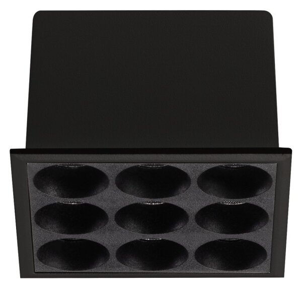Ideal lux 369518 LED bodové stropní svítidlo LIKA | 10W integrovaný LED zdroj | 650lm | 3000K | černá