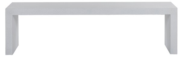 Zahradní lavice TARANTO 150 cm Beton Bílá