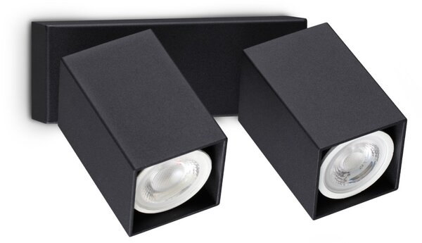 Ideal lux 371238 bodové nástěnné svítidlo DYNAMITE GU10 | černá